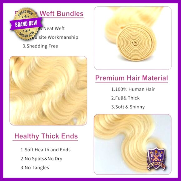 26 Inch Human Hair Extensions Body Wave Bundle 100% Raw Indian Hair